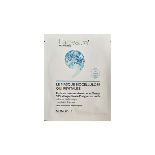 Monoprix La Beauté Le Masque Biocellulose Qui Revitalise