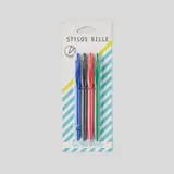 Monoprix Stylos Bille x4