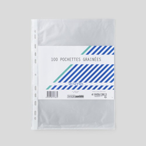 Monoprix Pochettes Grainées 1 Unite