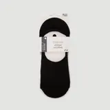 Monoprix Femme Protège-Pieds En Coton X2 Noirs TU
