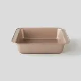Monoprix Maison Plat À Four 27,9X27,9Cm, En Acier Revêtu, Coloris Champagne