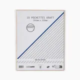 Monoprix Maison 10 Enveloppes Kraft 26X33Cm