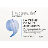 Monoprix La Beauté La Crème De Nuit Anti-Rides 50ml