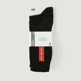 Monoprix Lot De 3 Paires De Chaussettes En Jersey Noir T43/46