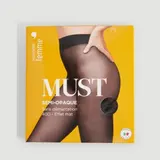 Monoprix Collant Noir Semi Opaque Taille 3