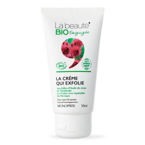 Monoprix La Beauté Bio Engagée La Crème Qui Exfolie 50ml