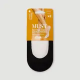 Monoprix Femme Lot De 2 Protège-Pieds Beige T39/41