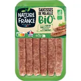 Nature de France Saucisses de Volaille Bio x6 - 300g