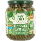 Jardin Bio Haricots Verts extra-fins cueillis et rangés main 660g