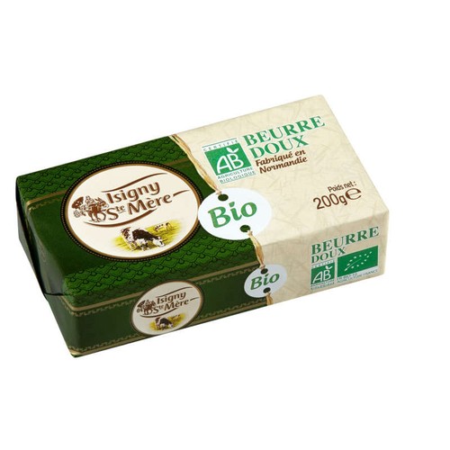 Isigny Sainte Mère Beurre Bio Isigny Doux 200g