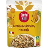 Céréal Bio Lentilles  Riz Soja Sachet repas express 250g
