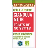 Ethiquable Gianduja Noir Eclats De Noisettes & Equitable Bio 100g