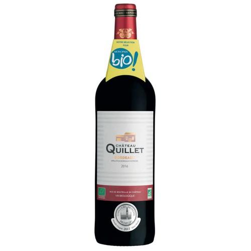 Château Quillet Bordeaux AOP Rouge Bio 2022 75cl