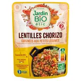 Jardin Bio Lentilles Cuisinées au Chorizo 250g