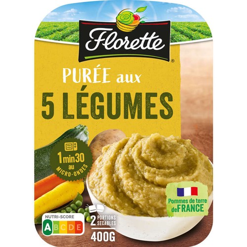 Florette Purée de 5 légumes 2x200g