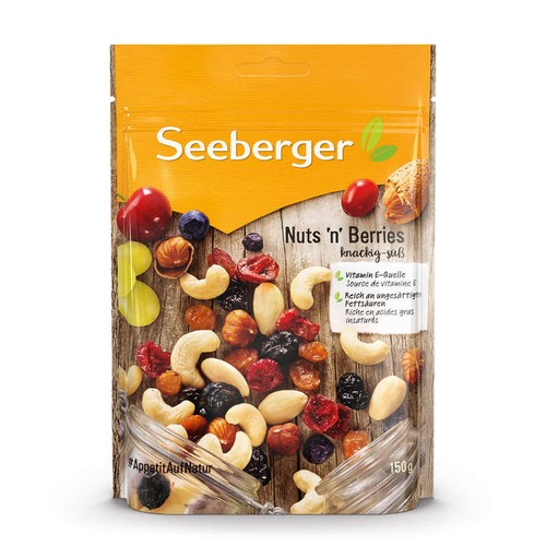 Seeberger Fruit Sec Mélange Nuts N’Berries  150g