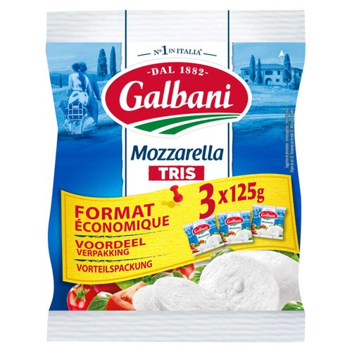 Galbani Mozzarella 3x125g