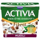 Activia Probiotiques Céréales Yaourt Muesli Bifidus 4x120g