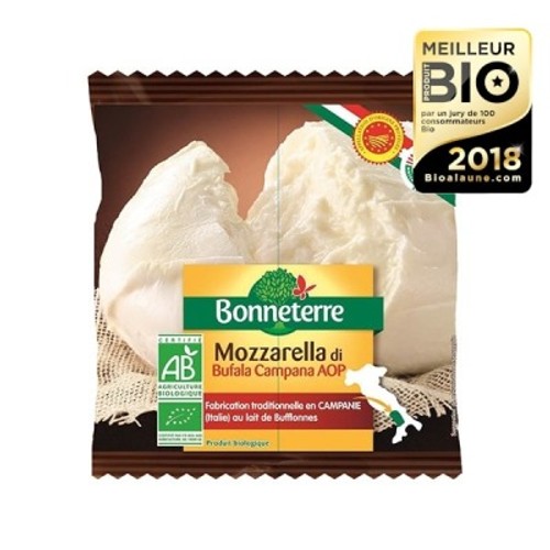 Bonneterre Mozzarella Di Bufala Campana AOP Bio 125g
