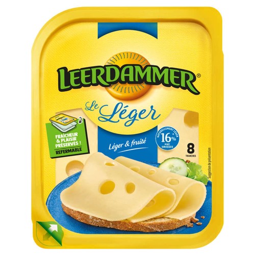 Leerdammer Le Léger Tranches 8x200g