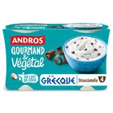 Andros Gourmand & Végétal Yaourt Grecque Stracciatella 4x115g