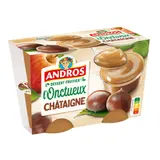 Andros L'onctueux Spécialité de chataîgne et pommes 4x97g