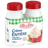 Elle & Vire Crème Entière Fluide À La Crème De Normandie 2x25cl