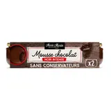 Marie Morin Mousse au chocolat noir intense 2x100g