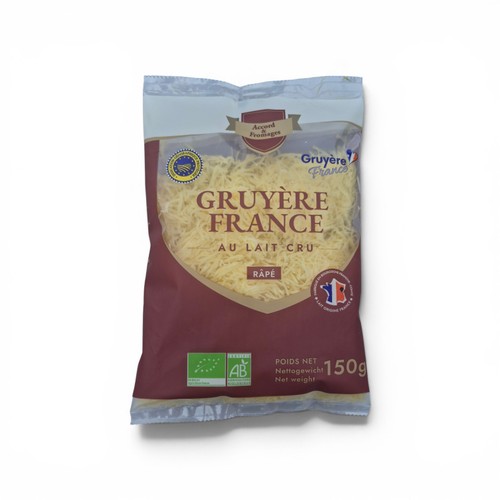 Rbio Gruyère Râpé France Igp 150g