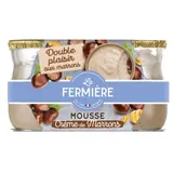 La Fermière Mousse Crème de Marrons 2x100g