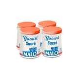 Malo Yaourt nature sucré 4x125g
