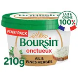 Boursin Onctueux Ail Et Fines Herbes Pot 210g