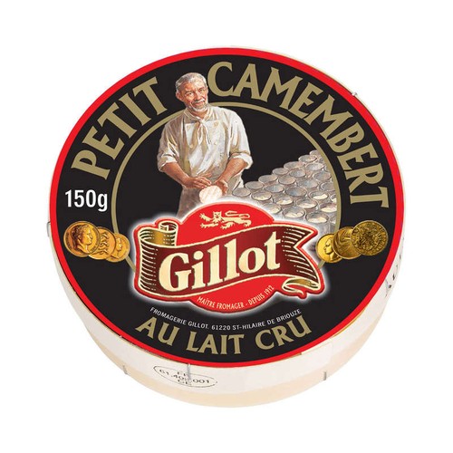 Gillot Petit Camembert au lait cru 150g