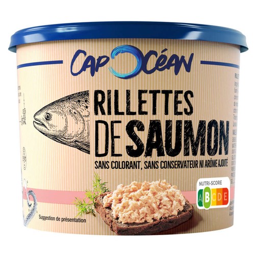 Cap Océan Rillettes De Saumon 150g