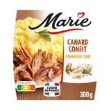 Marie Canard Confit Écrasé De Pommes De Terre Et Crème Aux Cèpes 300g