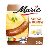 Marie Saucisse de Toulouse grillée et purée au beurre 290g