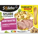 Sodebo Salade & Cie Montmartre Œuf Jambon Supérieur Crudités Emmental 320g