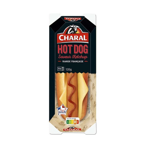 Charal Hot Dog Saveur Ketchup 120g