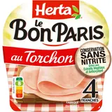 Herta Le Bon Paris Jambon au torchon 4 tranches 140g