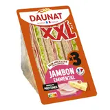 Daunat Sandwich triangle XXL Jambon Emmental Salade 230g
