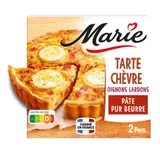 Marie Tarte chèvre oignons lardons fumés pur beurre 350g