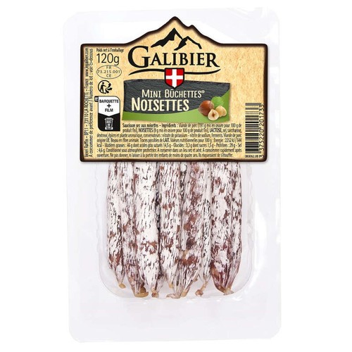 Henri Raffin Mini Bûchettes Noisettes 120g