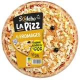 Sodebo Pizza La Pizz 4 fromages fondants 470g