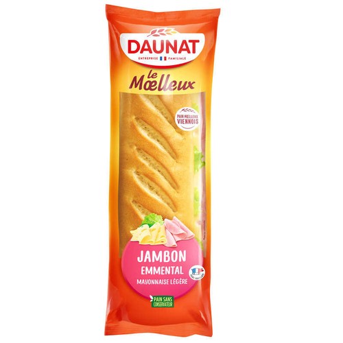 Daunat Sandwich Jambon emmental 230g