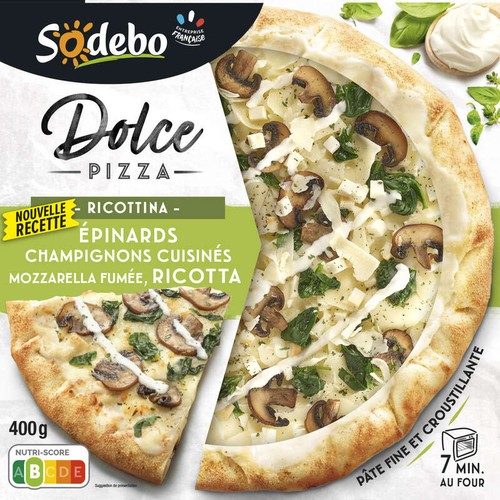 Sodebo dolce pizza Ricottina 400g