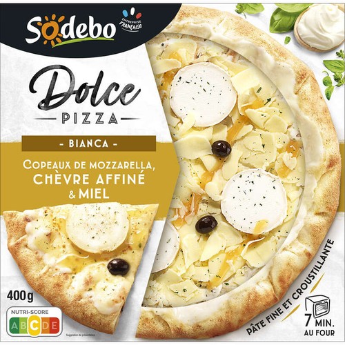Sodebo Pizza Chèvre Miel 400g