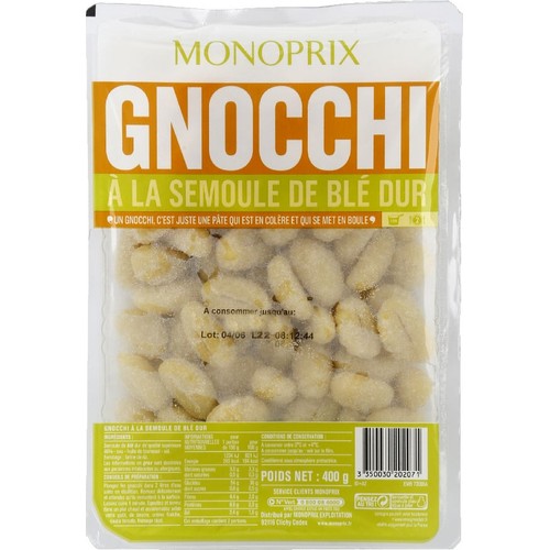 Monoprix Gnocchi 400g
