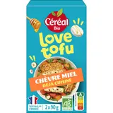 Délice Tofu céréal bio chèvre miel & noisettes 180g