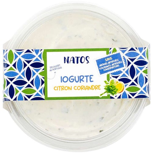Natos Yaourt Citron Coriandre 180g