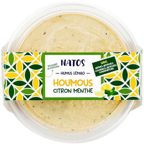 Natos Houmous Citron Menthe 180g